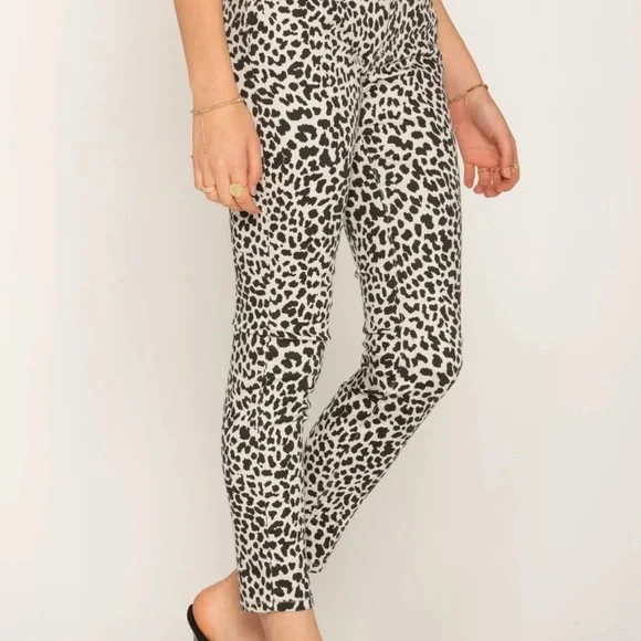 Miss Me "WILD LIFE ANKLE SKINNY JEAN" Mid-Rise LEOPARD SKINNY JEANS size 29 - Picture 2 of 8